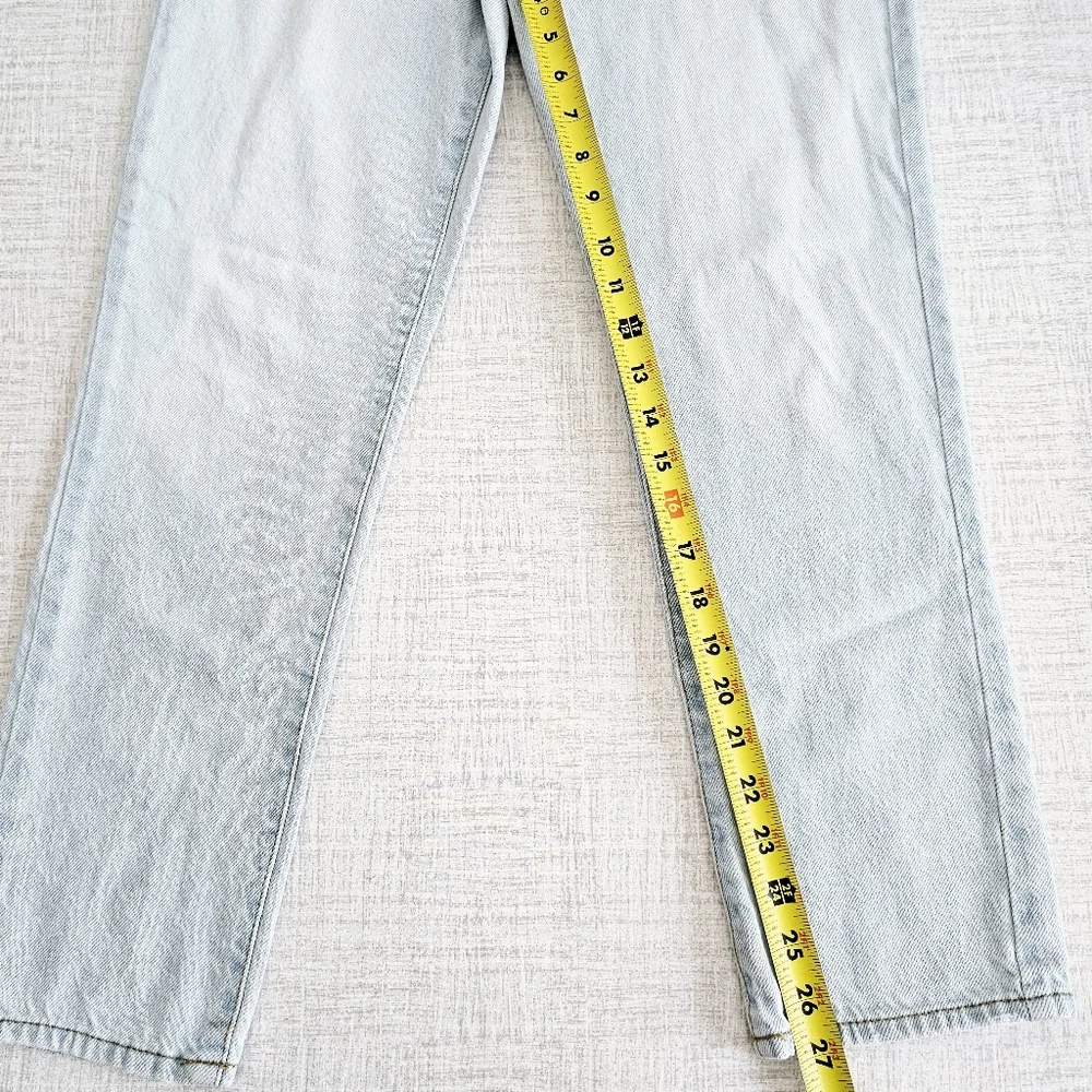 Pacsun Mom Light Blue Jeans High Waist 100% Cotton SZ 25 - Picture 12 of 12
